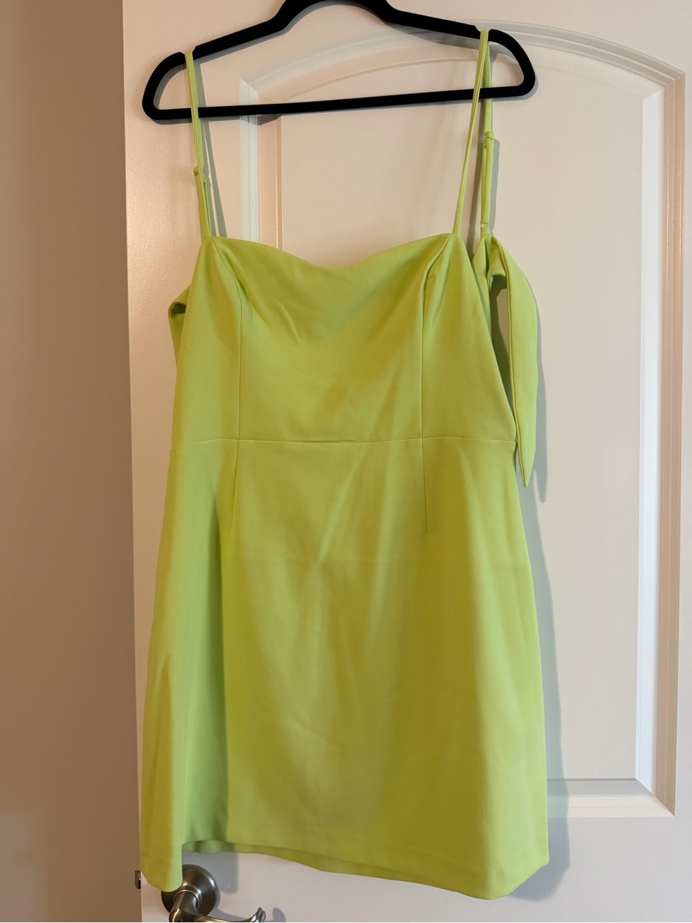 French Connection Neon Lime Tank Dress